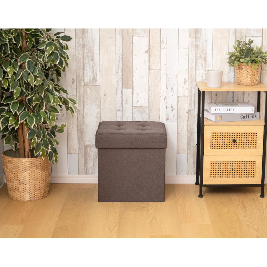 スツール 収納 ボックス 38×38cm 収納スツール 収納付き 椅子 収納