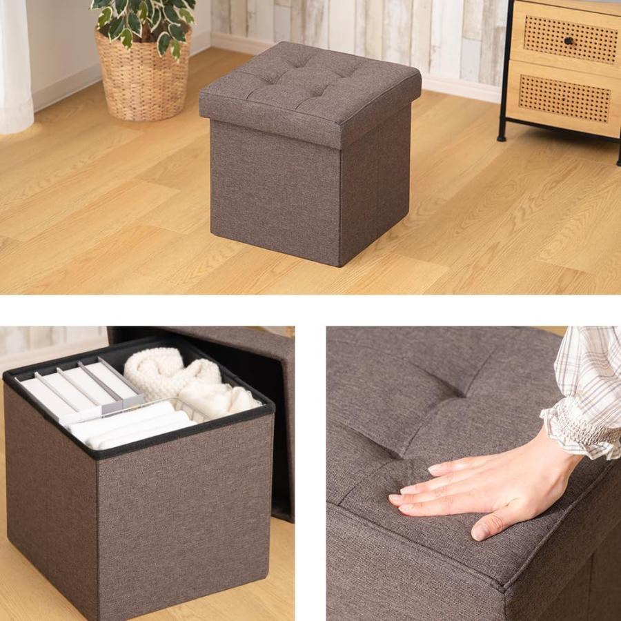 スツール 収納 ボックス 38×38cm 収納スツール 収納付き 椅子 収納