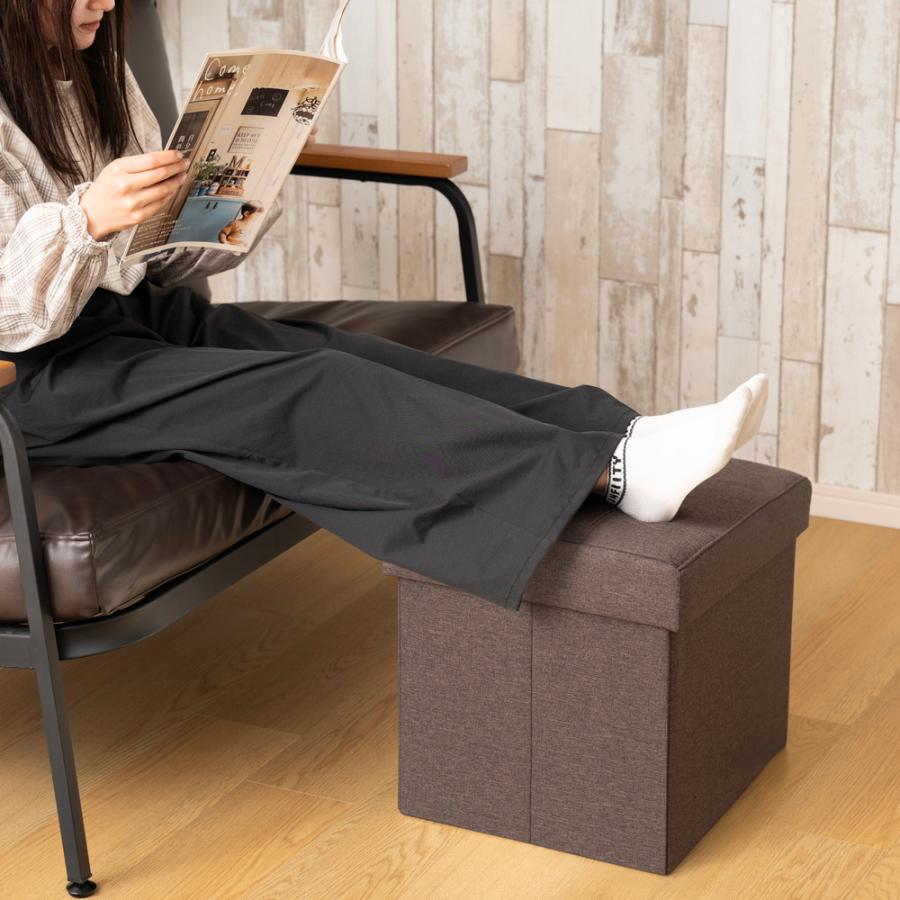 スツール 収納 ボックス 38×38cm 収納スツール 収納付き 椅子 収納