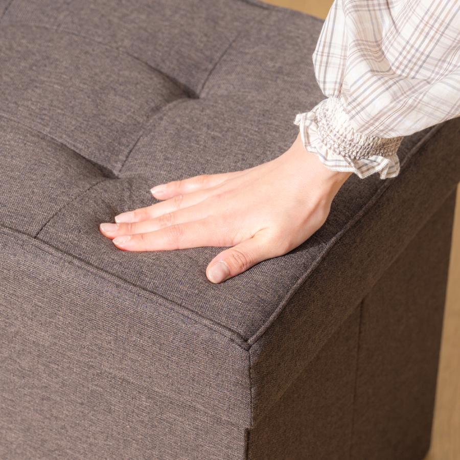 スツール 収納 ボックス ワイド 76×38cm 耐荷重160kg 収納スツール
