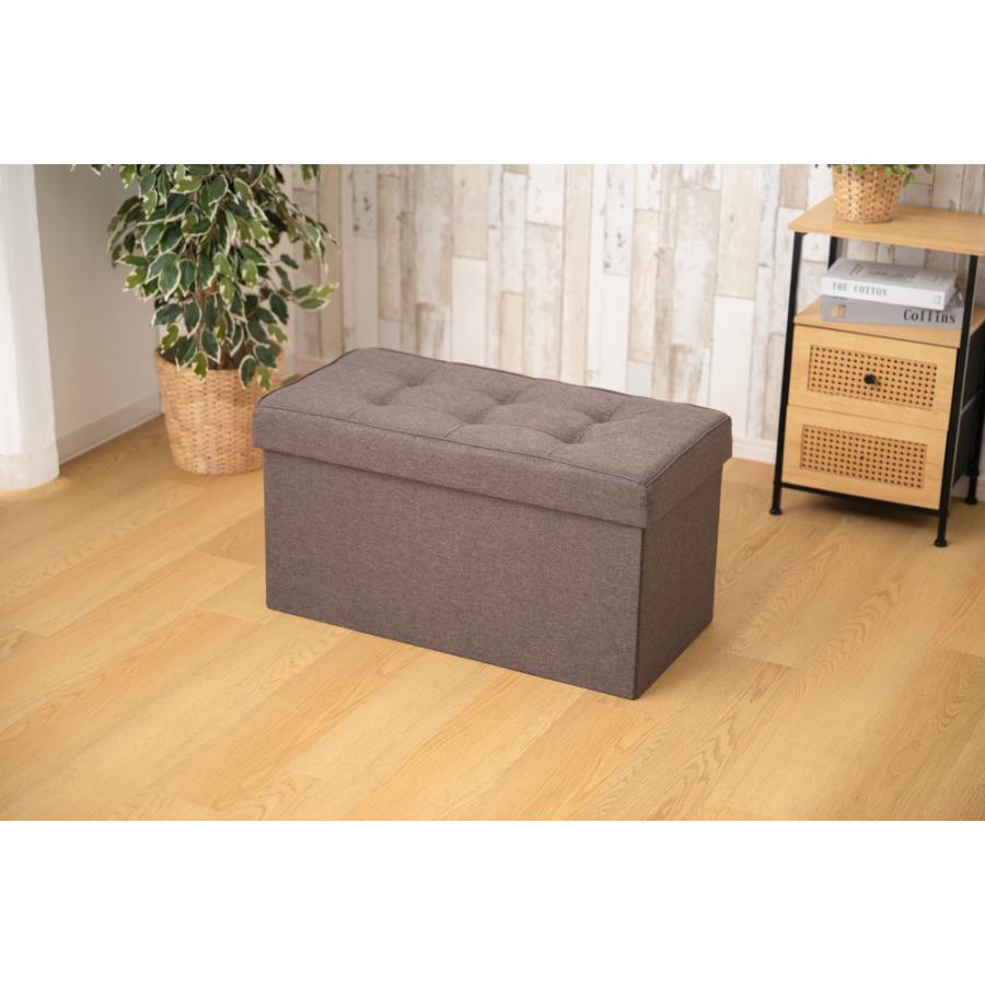 スツール 収納 ボックス ワイド 76×38cm 耐荷重160kg 収納スツール