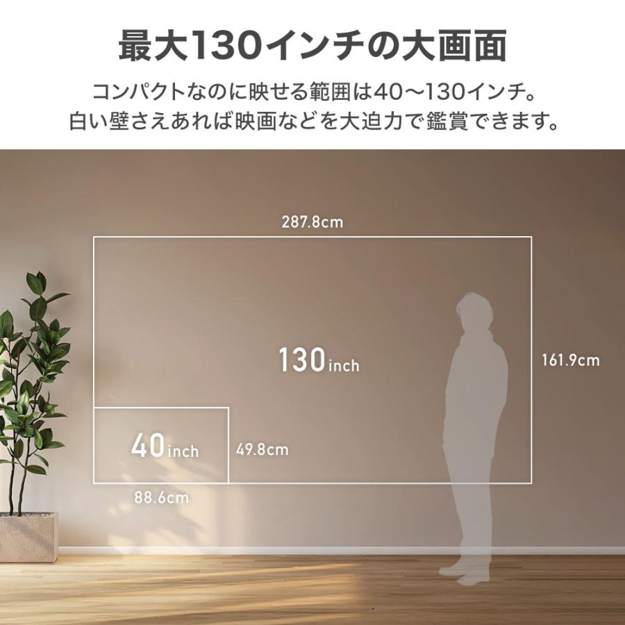 プロジェクター 小型 家庭用 4K 本体 軽量 天井 投影機 映像