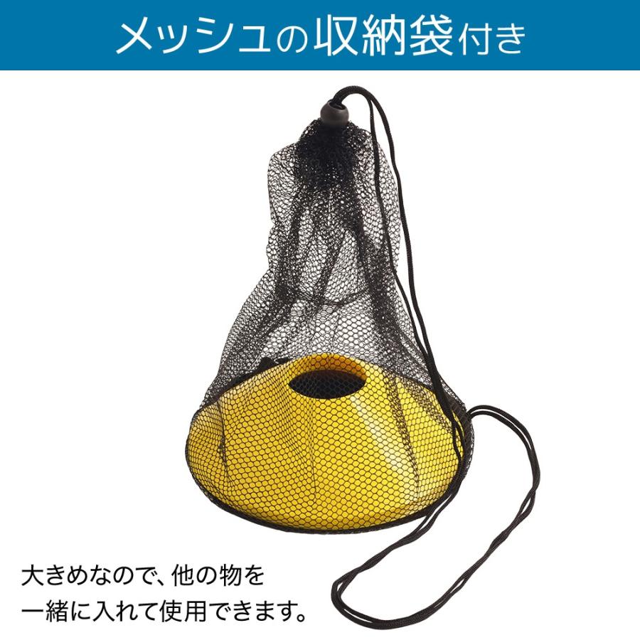 マーカーコーン サッカー マーカー 10枚 コーン 収納袋付き 10個