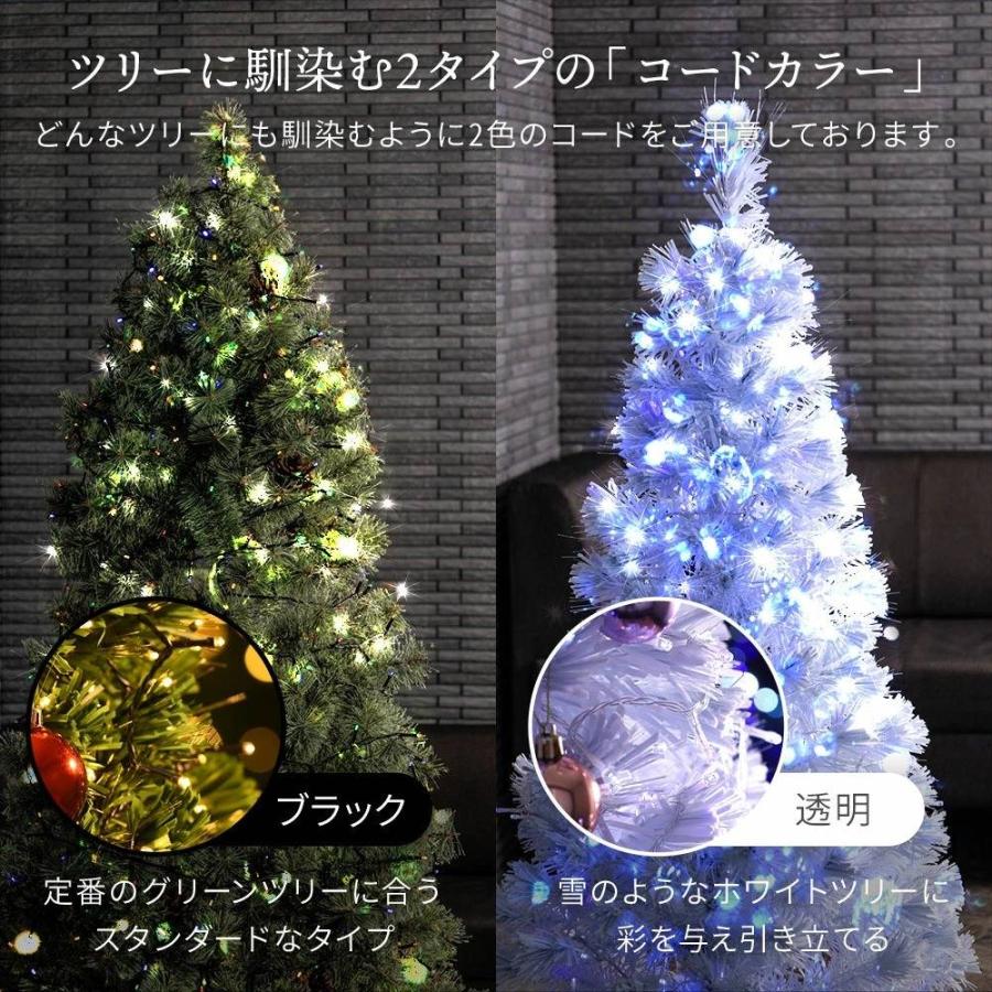 屋内用150球ライト(緑) ツリーライト イルミネーション 乾電池 LED 150球 室内 屋外 ツリー