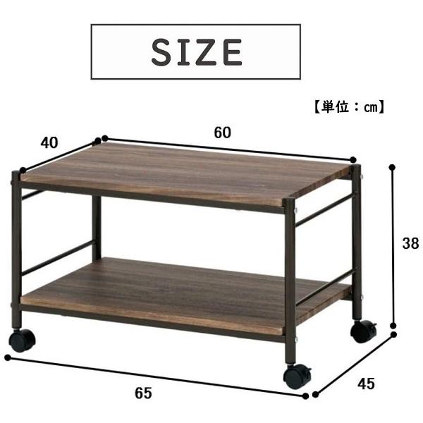 センターテーブル キャスター付き 幅60cm 高さ40cm ローテーブル おしゃれ 北欧 木製 白 リビングテーブル 収納 長方形 天板｜discount-spirits2｜06