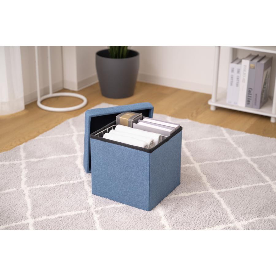 スツール 収納 ボックス 収納スツール 折りたたみ 収納付き 椅子 収納