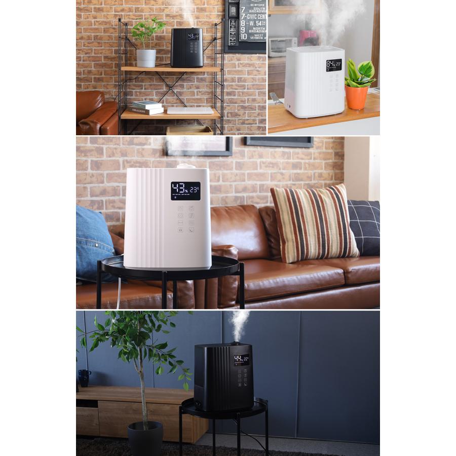 加湿器 大容量 2年保証付 ハイブリッド 18畳 スチーム おしゃれ アロマ