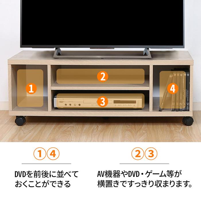 【GW値下げ】不二貿易 テレビ台 ローボード 110cm ブラウン キャスター付 Amazon.co.jp: 不二貿易 テレビ台 ローボード 幅110cm ブラウン