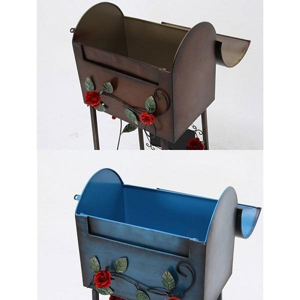 不二貿易（Fuji Boeki） ポスト 置き型 おしゃれ 北欧 アンティーク