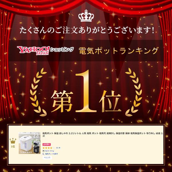 VERSOS 電気ポット 2.2リットル 小型 保温 おしゃれ 2リットル VERSOS 電気ポット 2.2リットル 小型 保温 おしゃれ 2リットル