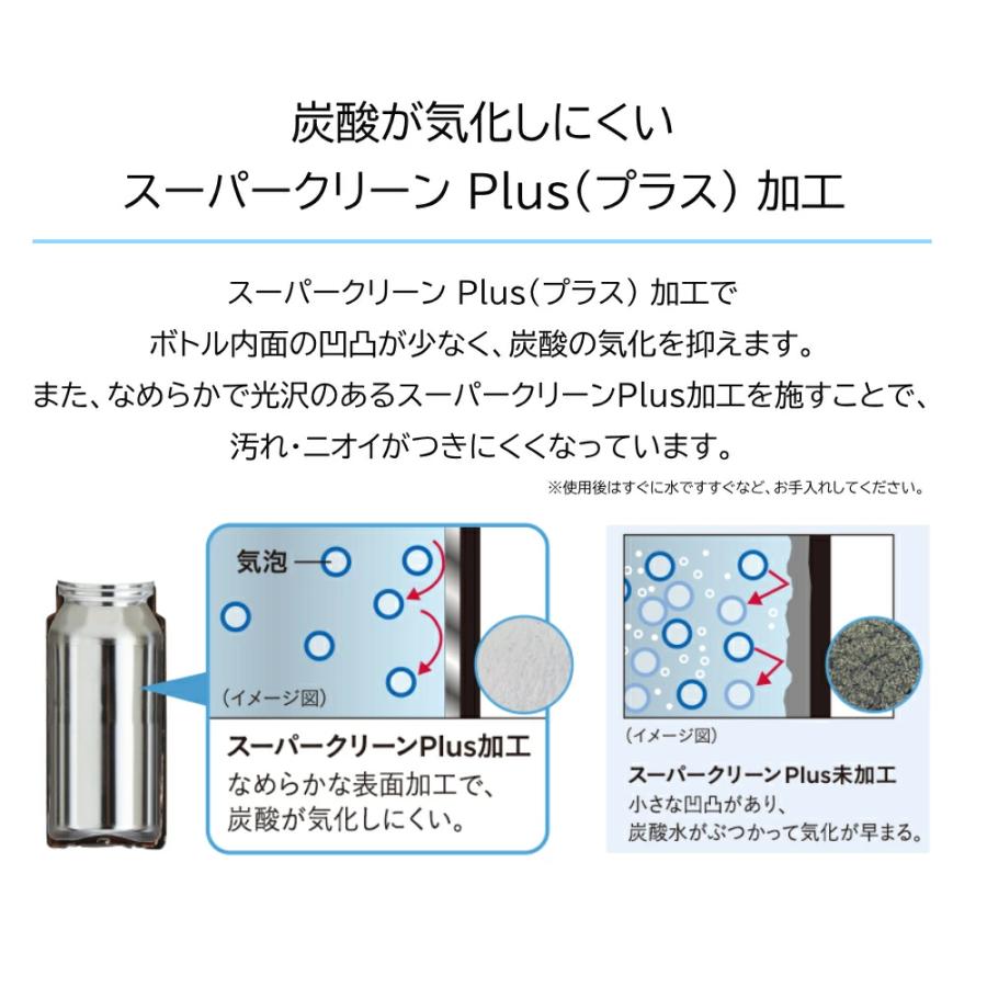 タイガー（TIGER） 水筒 800ml 炭酸 真空断熱炭酸ボトル 魔法瓶 炭酸