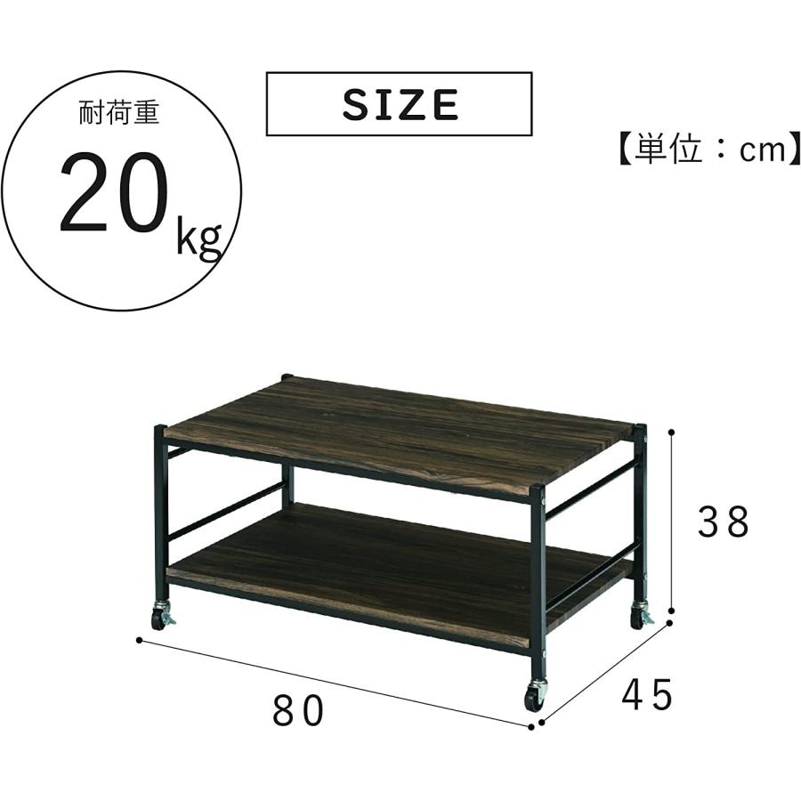 テレビ台 ローボード おしゃれ キャスター付 収納 80cmテレビボード 32型 木製 北欧 センターテーブル サイドテーブル コーナー テレビ 収納棚 木目調｜discount-spirits2｜14