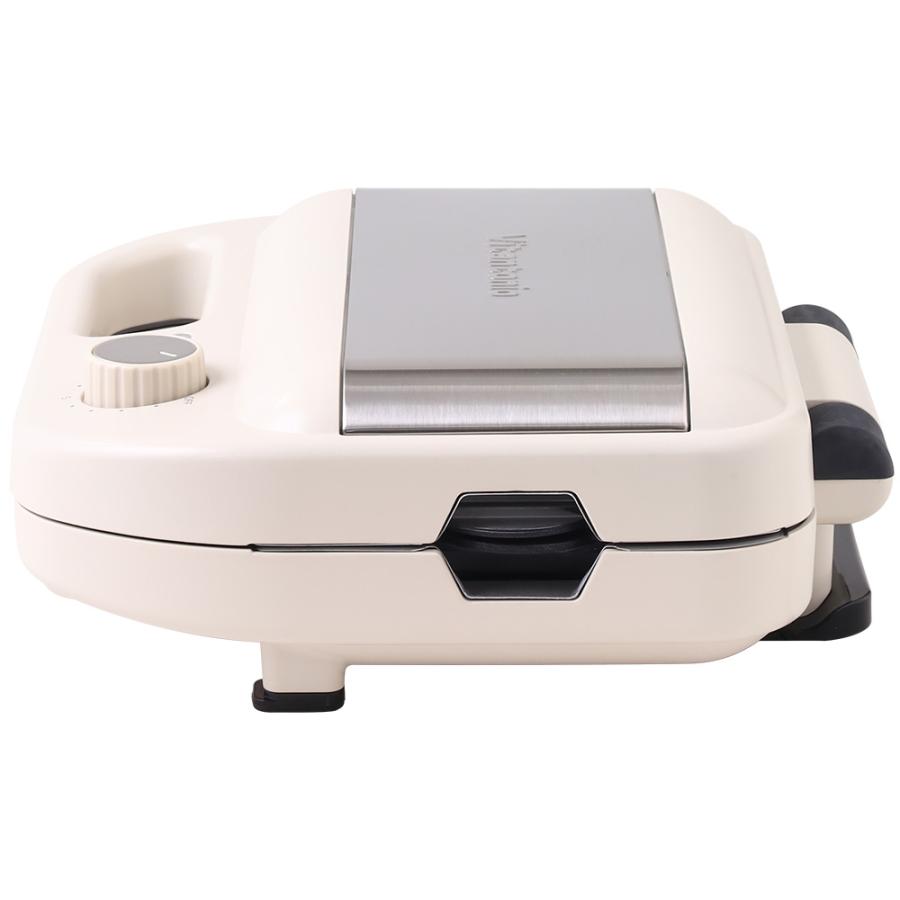 Vitantonio ワッフルメーカー アイボリー＋プレート7セット Vitantonio-WEB_VWH-600_09-1-