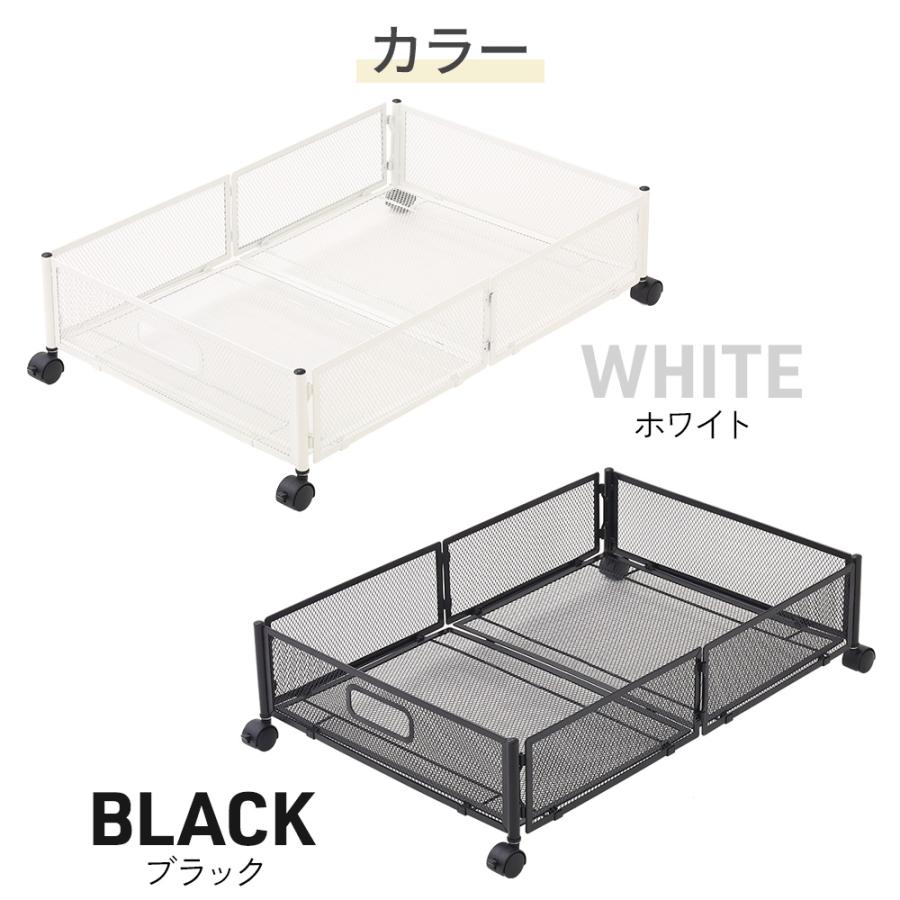 収納ボックス ベッド下 収納 キャスター 折りたたみ 衣装ケース 収納