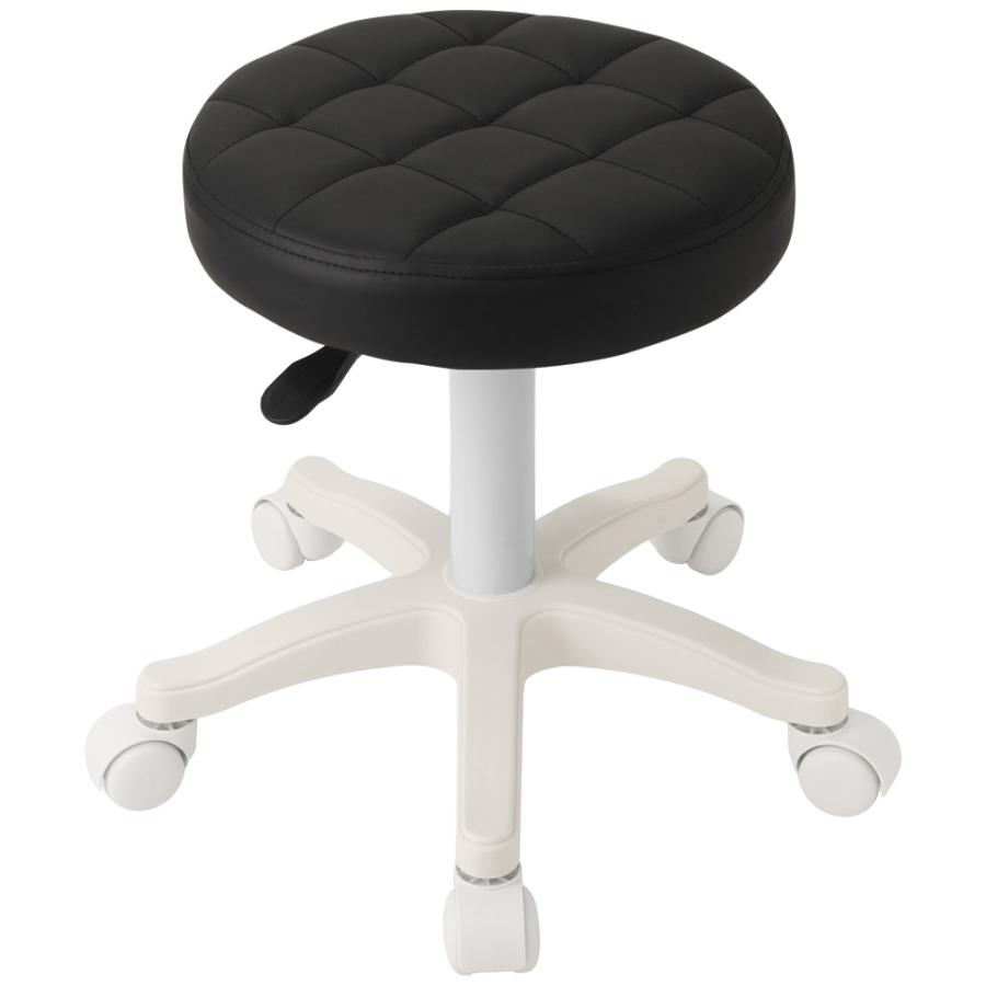 スツール キャスター付き椅子 キャスター 丸椅子 デスクチェア 昇降