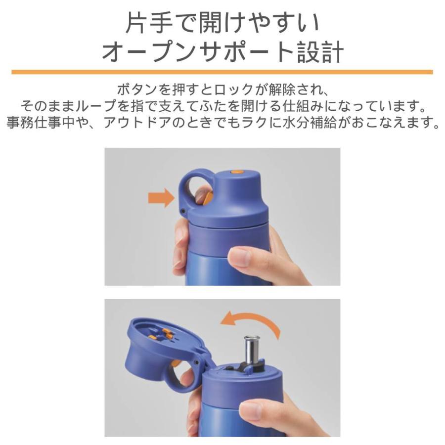 タイガー（TIGER） 水筒 500ml ストロー 保冷 おしゃれ 軽量