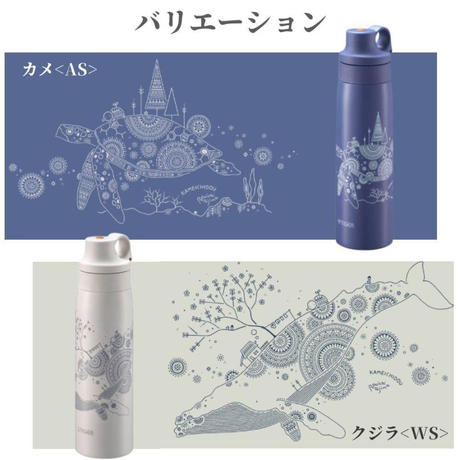パゴン×タイガー波の模様 ステンレス水筒 500ml 桐箱　6本セット 京友禅の美を現代に――Pagong（亀田富染工場）、タイガー魔法瓶と