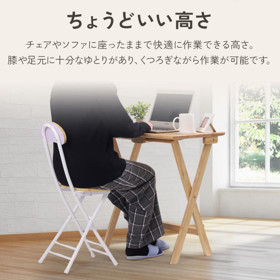 折りたたみデスク　PCデスク　パソコンデスク　 天然木　竹製　ユーズド パソコンデスク 折りたたみデスク おしゃれ 幅67cm 天然木