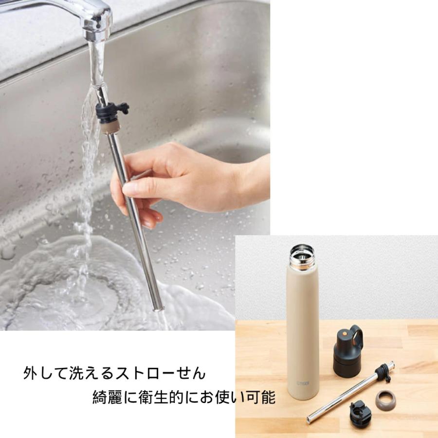 タイガー（TIGER） 水筒 500ml ストロー 保冷 TIGER 0.5l おしゃれ