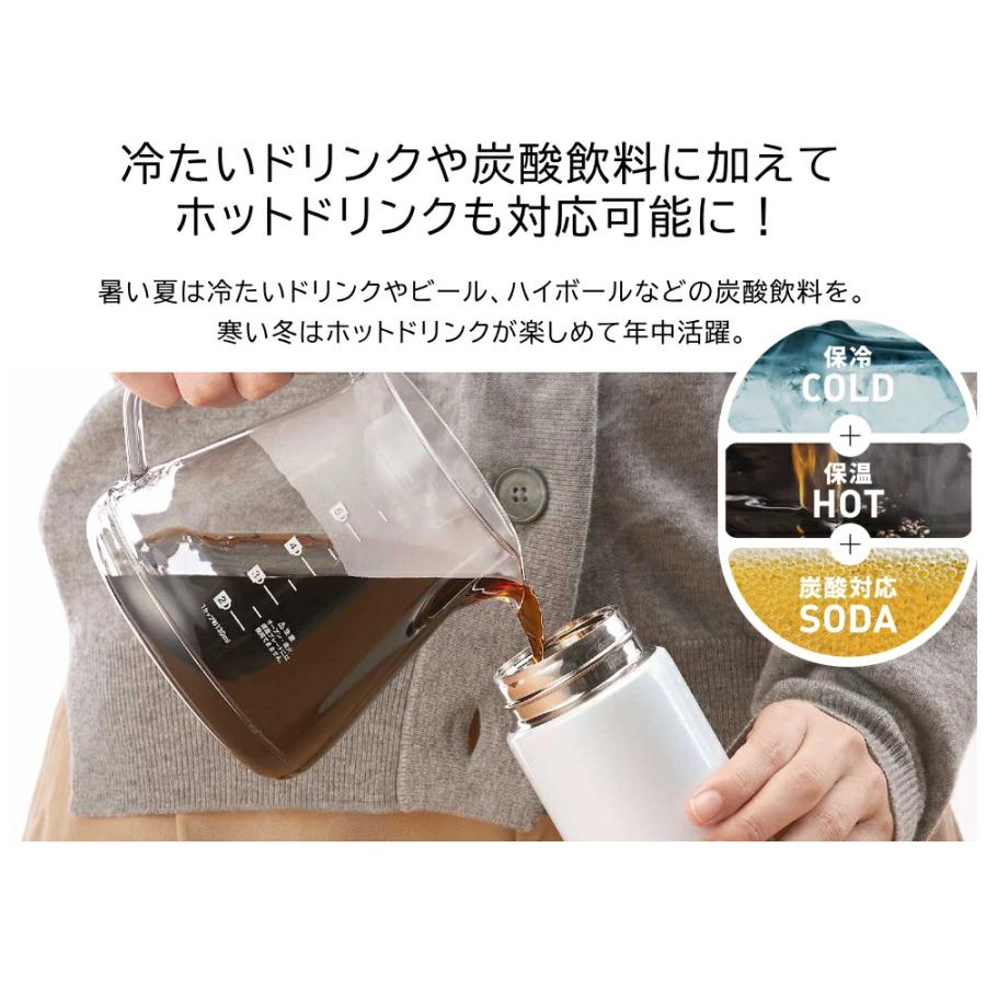 タイガー（TIGER） 水筒 炭酸 360ml 480ml 600ml 炭酸対応 真空断熱