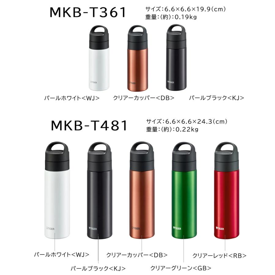 タイガー（TIGER） 水筒 炭酸 360ml 480ml 600ml 炭酸対応 真空断熱