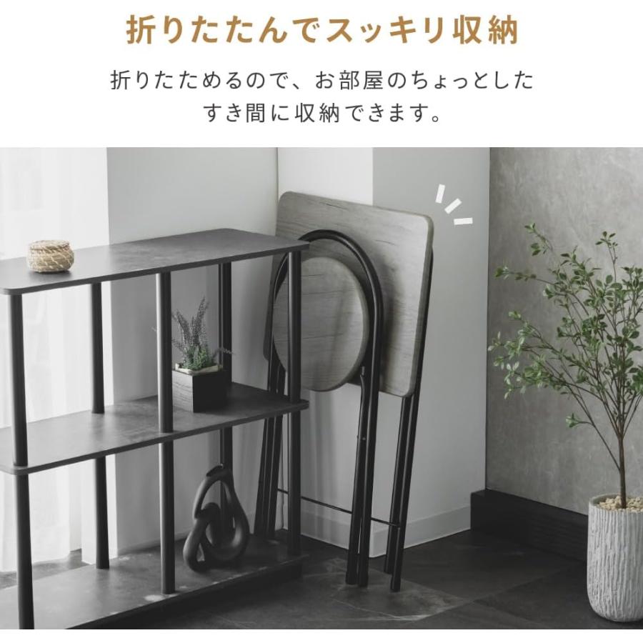 折りたたみデスク チェアセット 完成品 テーブル チェア 幅48cm