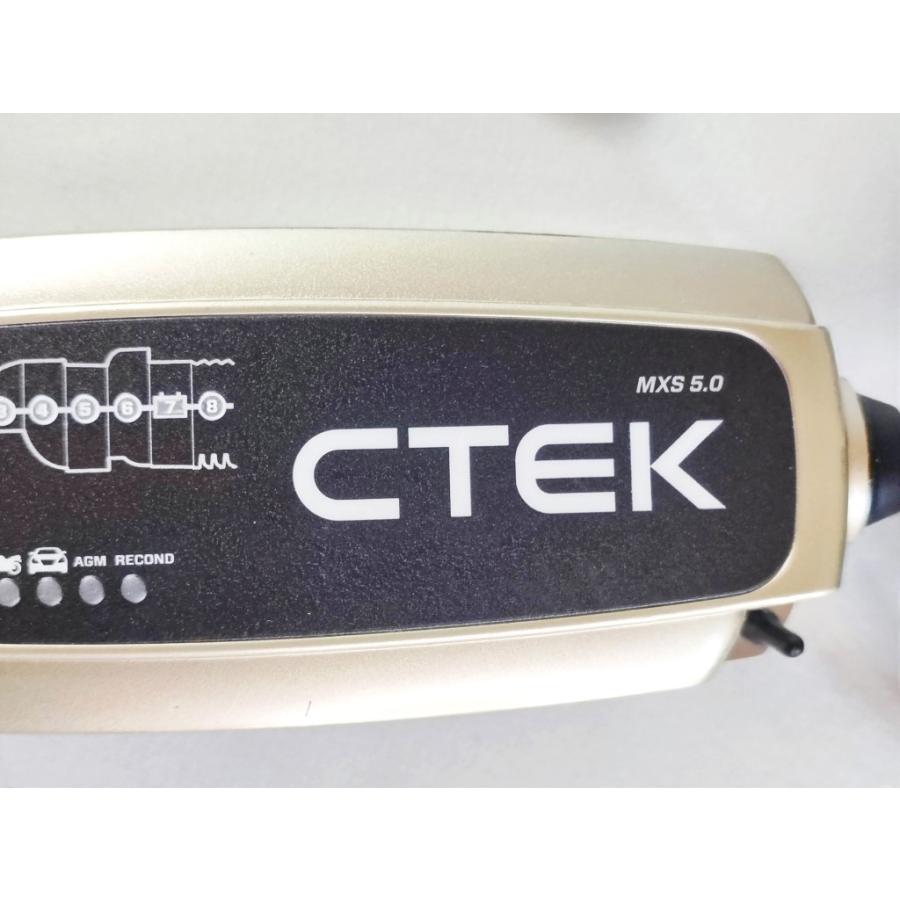 訳あり used 最新 CTEK バッテリーチャージャー MXS 5.0 充電器 シーテック 40-206 車 バイク 12V 正規品 1年保証｜discount-square｜10