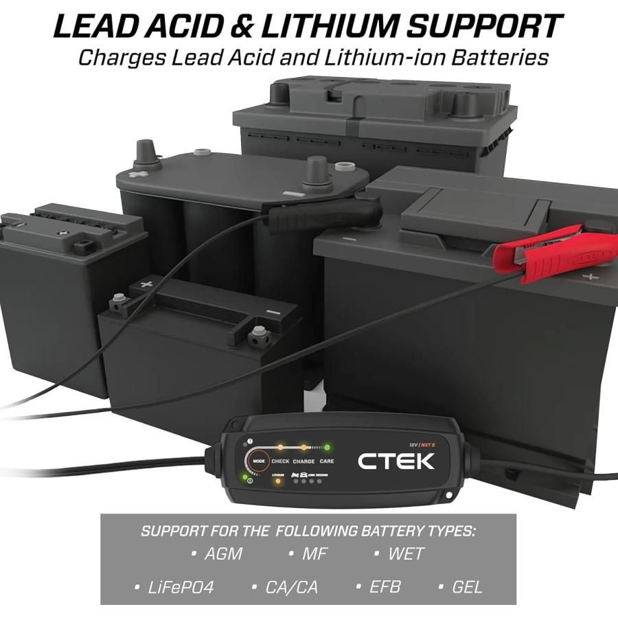 CTEK（シーテック） 最新 バッテリーチャージャー 鉛＆リチウム両用