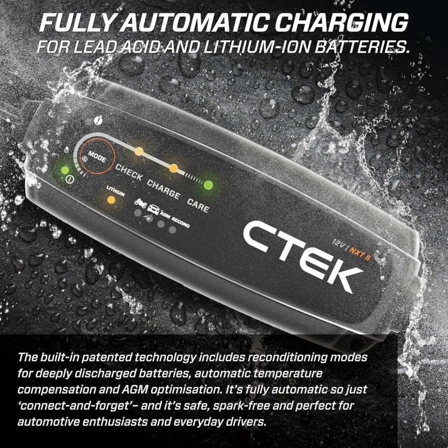 CTEK（シーテック） 最新 バッテリーチャージャー 鉛＆リチウム両用