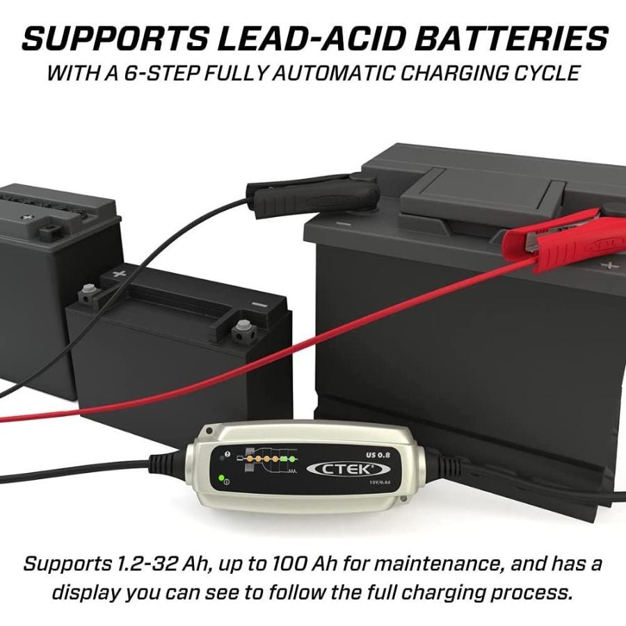 CTEK シーテック US0.8 バッテリーチャージャー 充電器 (XS0.8JP CTEK シーテック US0.8 バッテリーチャージャー 充電器 (XS0.8JP