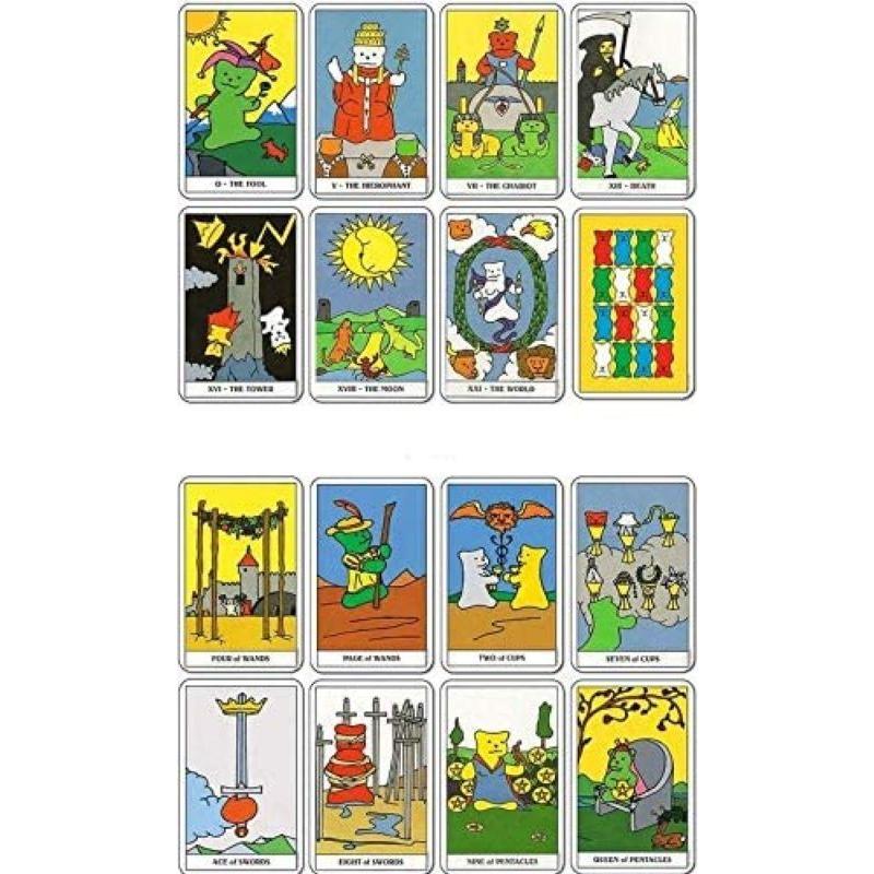 グミベア タロットカード 占い ライダー版 缶入 GUMMY BEAR Tarot Deck