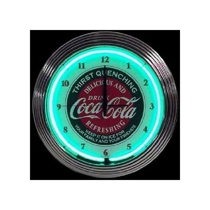 コカ・コーラ ネオン クロック レトロ 壁掛時計 コカ・コーラ ネオン