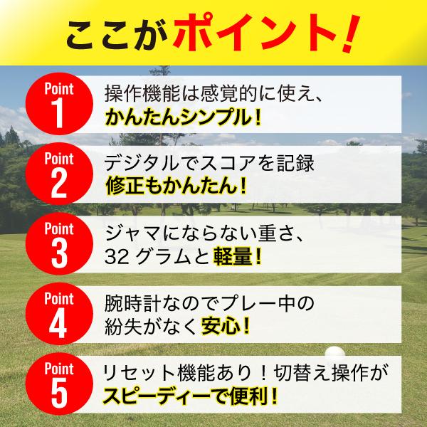スコアカウンター ScoreBand PLAY スコアバンド プレイ テニス ゴルフ