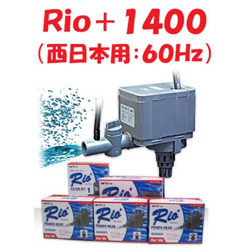 カミハタ Rio+1400 (西日本用:60Hz) 水中ポンプ リオプラス 水槽用 