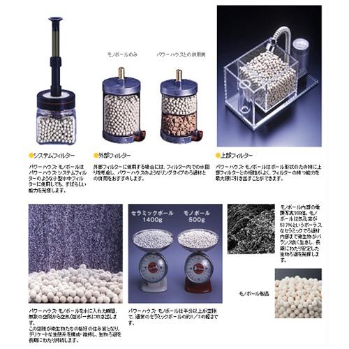 パワーハウス モノボール袋 3L 高性能濾過 有効面積最大級！ろ材