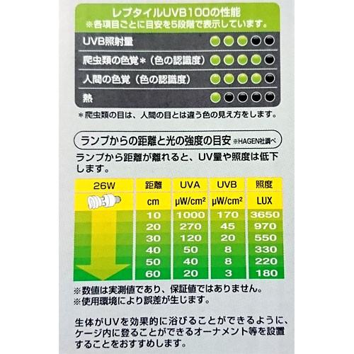 GEX（ジェックス） エキゾテラ レプタイルUVB100 26W 蛍光