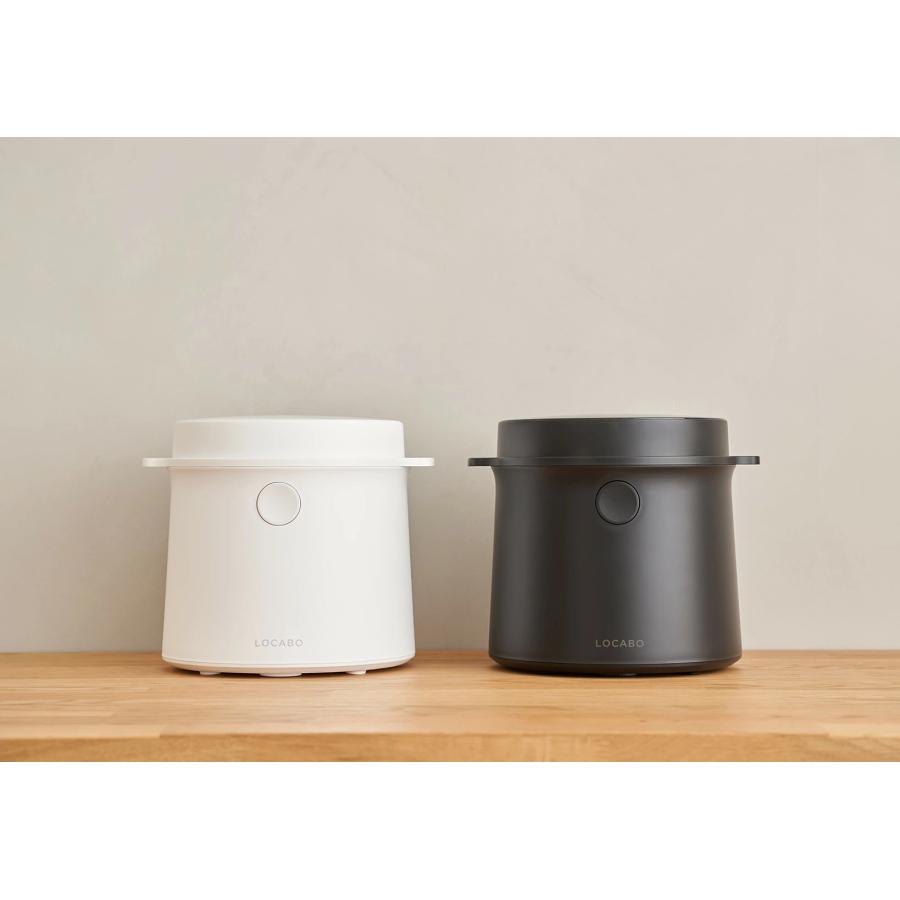 糖質カット炊飯器 LOCABO 2合 4合 5合 ブラック/ホワイト : discover 