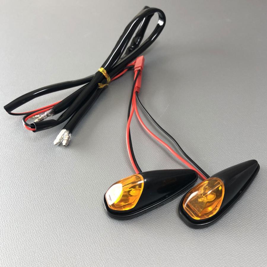 かんちゃんDiscover winds バイク・コードLED接続器具セット Discover winds バイク スタイリッシュ カウル ウインカー 貼り付け