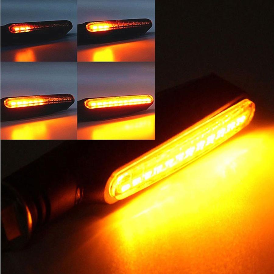 Discover winds バイク 流れる LED シーケンシャルウインカー 4本 LED