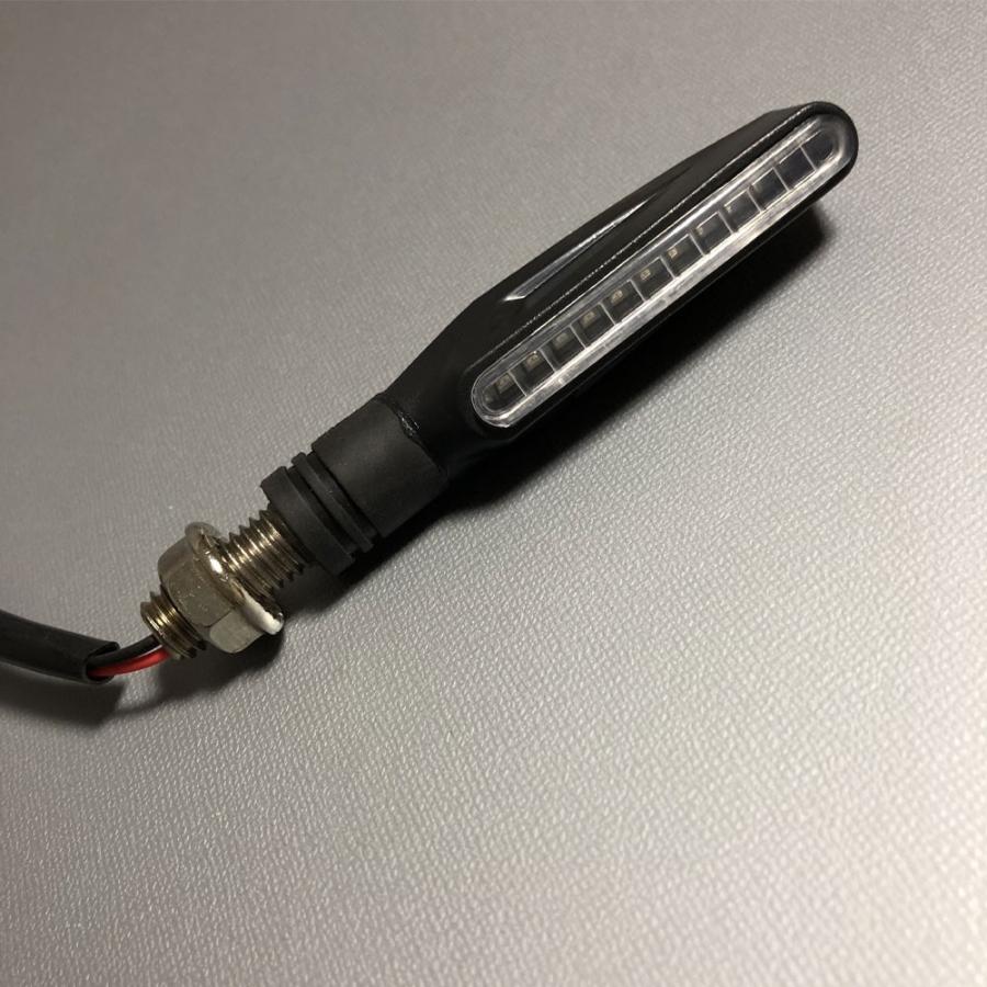 Discover winds バイク 流れる LED シーケンシャルウインカー 4本 LED