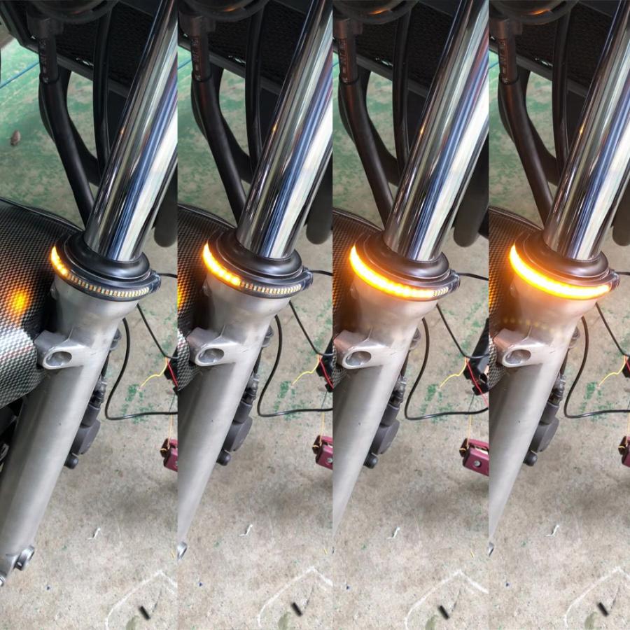 Discover winds バイク フロントフォーク LED デイライト