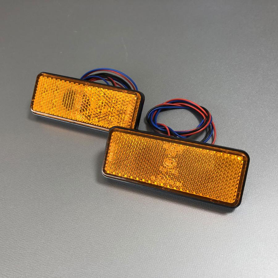 Discover winds LED リフレクター バイクカスタム ダブル発光 角形