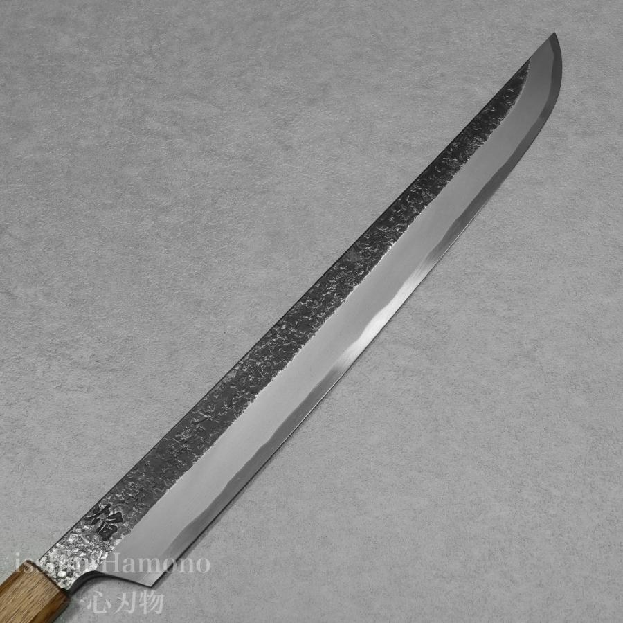 『田中』堺孝行 熖(ほむら) 剣型柳刃 300mm 青二鋼 土井逸夫作 田中』堺孝行 熖(ほむら) 剣型柳刃 300mm 青二鋼 土井逸夫作 田中』堺