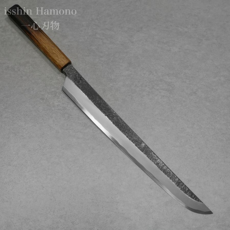 田中』堺孝行 熖(ほむら) 剣型柳刃 300mm 青二鋼 土井逸夫作 田中』堺