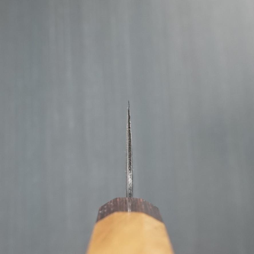 包丁 剣型牛刀 190mm 青紙スーパー 超青鋼 堺孝行 黒槌目 日本製