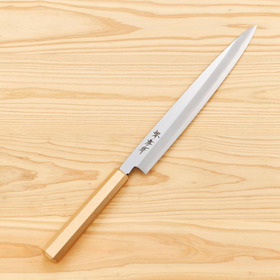 堺孝行 包丁 柳刃 カラー:金パール 9寸 270mm INOXなないろシリーズ