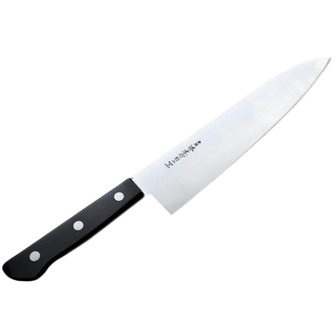 堺孝行 包丁 牛刀 8寸 240mm 日本鋼 POM樹脂柄 ツバなし 日本製 : 一心