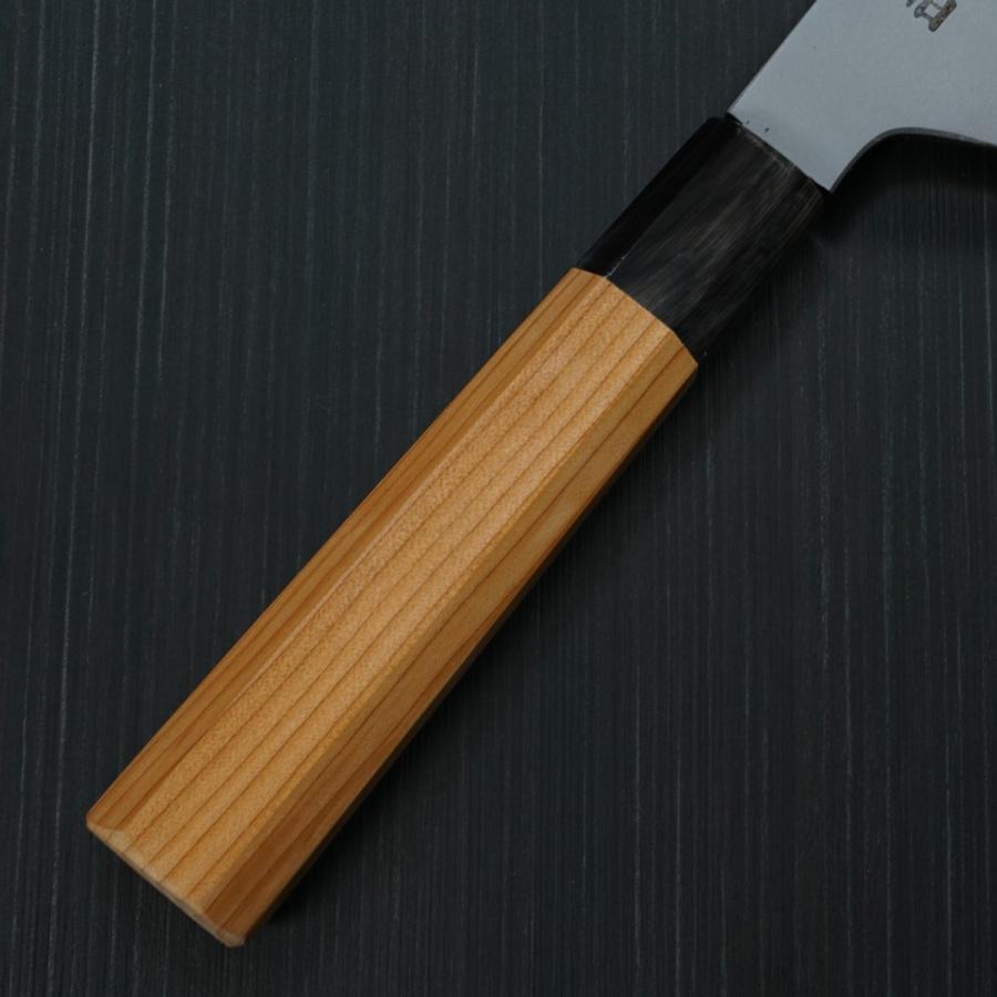 堺孝行 包丁 牛刀 240mm 孤月牛刀 青二鋼 焔 黒石目鞘 堺鍛冶師 土井