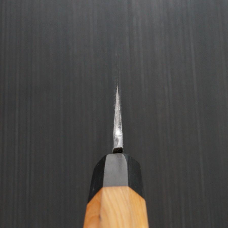 堺孝行 包丁 柳刃 先丸柳刃 300mm 青二鋼 焔 玄武 黒石目鞘 堺鍛冶師