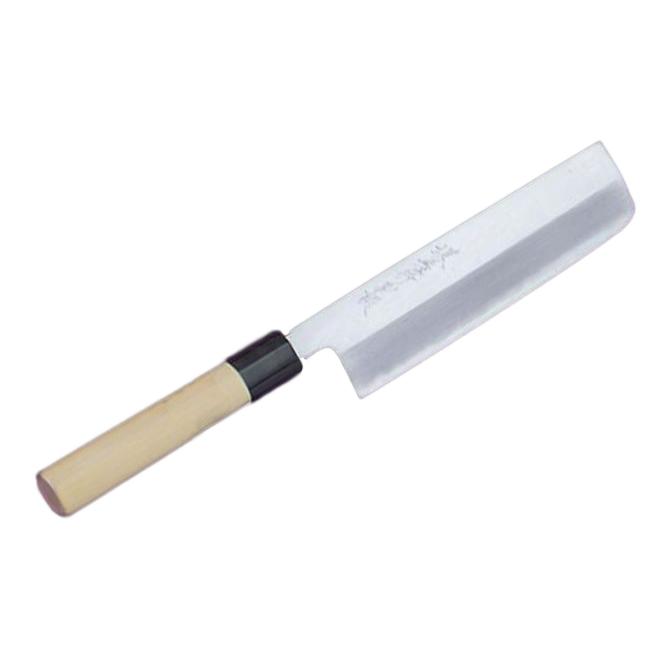 ★新品送料込堺正孝別打白鋼薄刃包丁180mm六寸 堺孝行 包丁 諸刃薄刃 6寸 180mm 安来白二鋼 特上 水牛柄 日本製 和